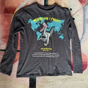 Gap long sleeve  Dinosaur Graphic T-Shirt - size XL